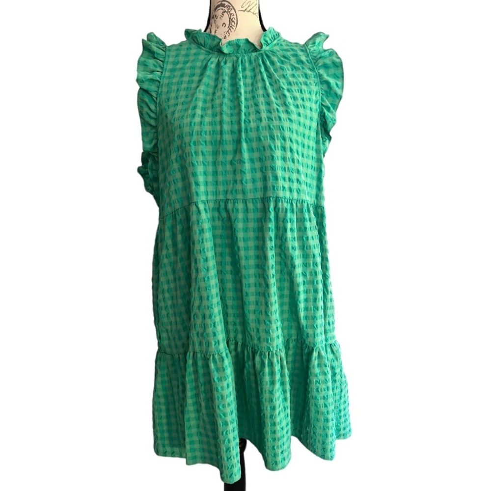 Maeve Green Ruffled Women's Dress